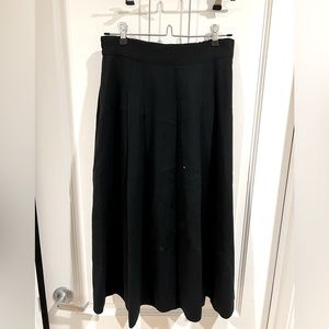 Talbots knee length black skirt